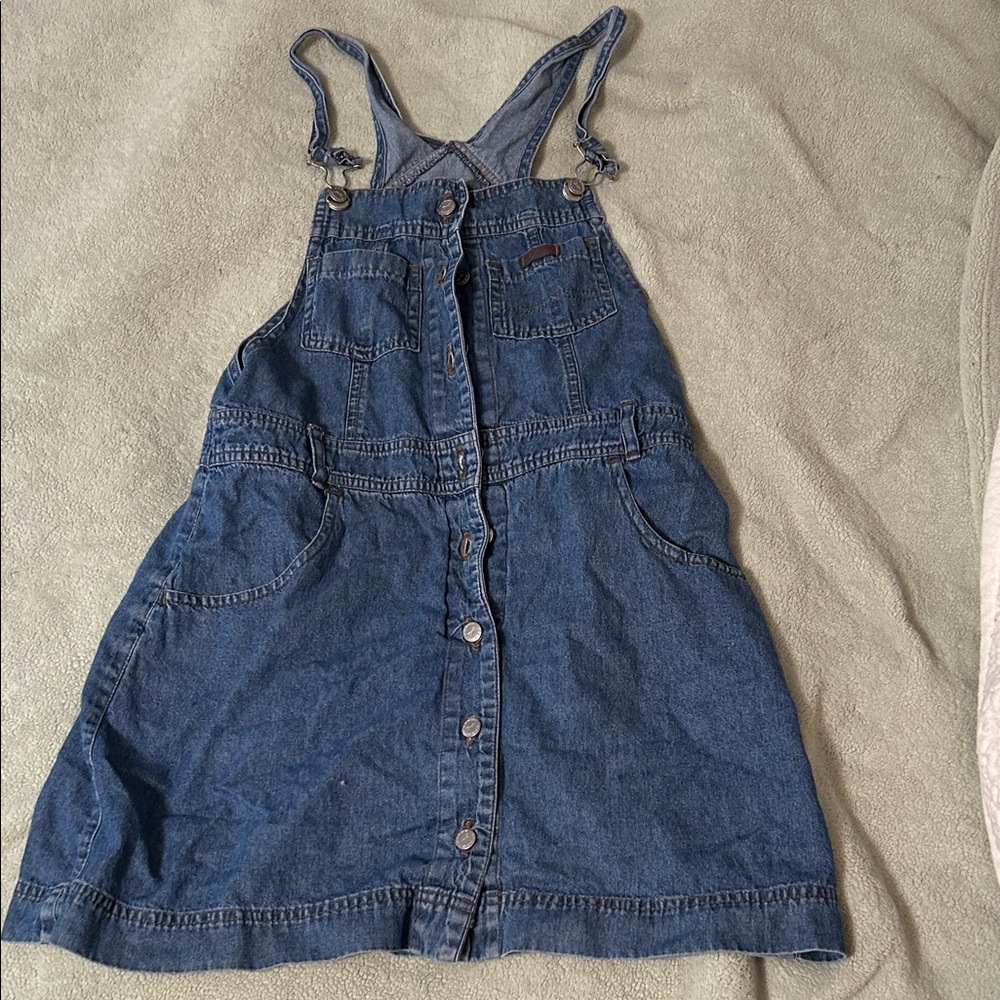 Denim Kids Overall Dress